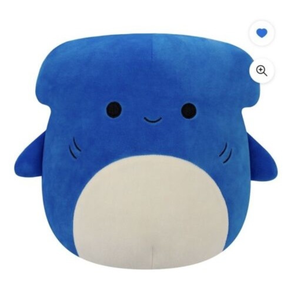 Squismallows Rocket blue hammerhead plush 10 inches ultra soft stuffed plush